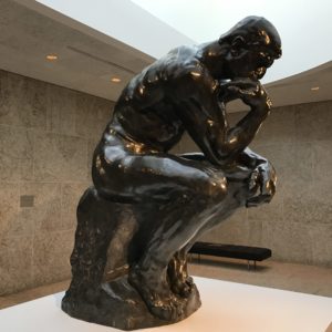 Auguste Rodin. The Thinker, 1902. Cast bronze.