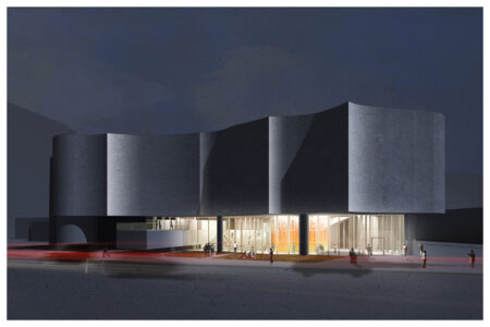 Qaumajuq (Inuit art centre) rendering. Michael Maltzan Architecture Inc.
