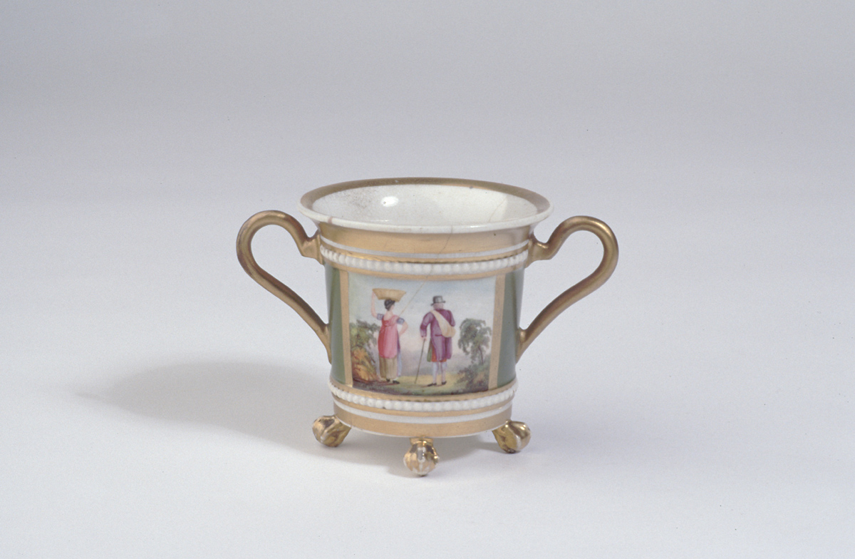 Two-handled cabinet cup