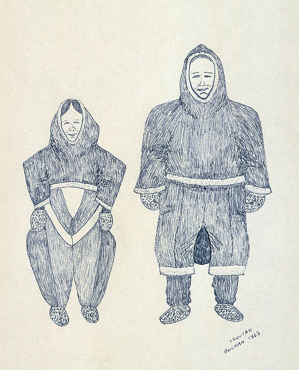 Man and Woman in Traditional Clothing