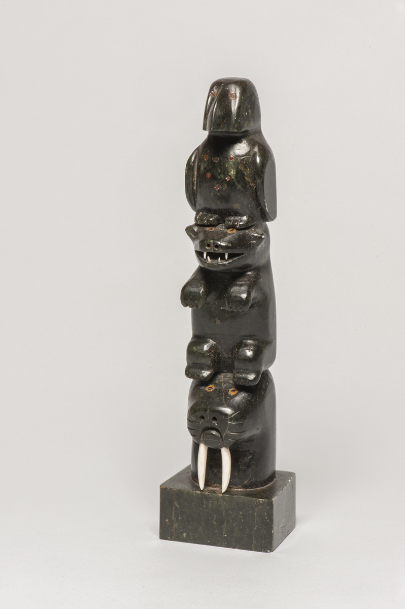 Totem with Walrus, Bear and Owl