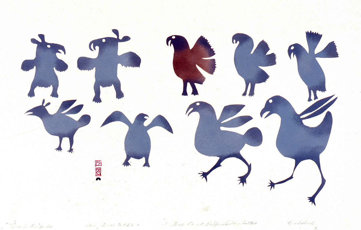 Nine Arctic Birds